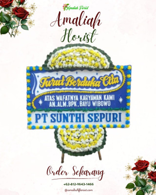 Papan Bunga Duka di Giripanggung